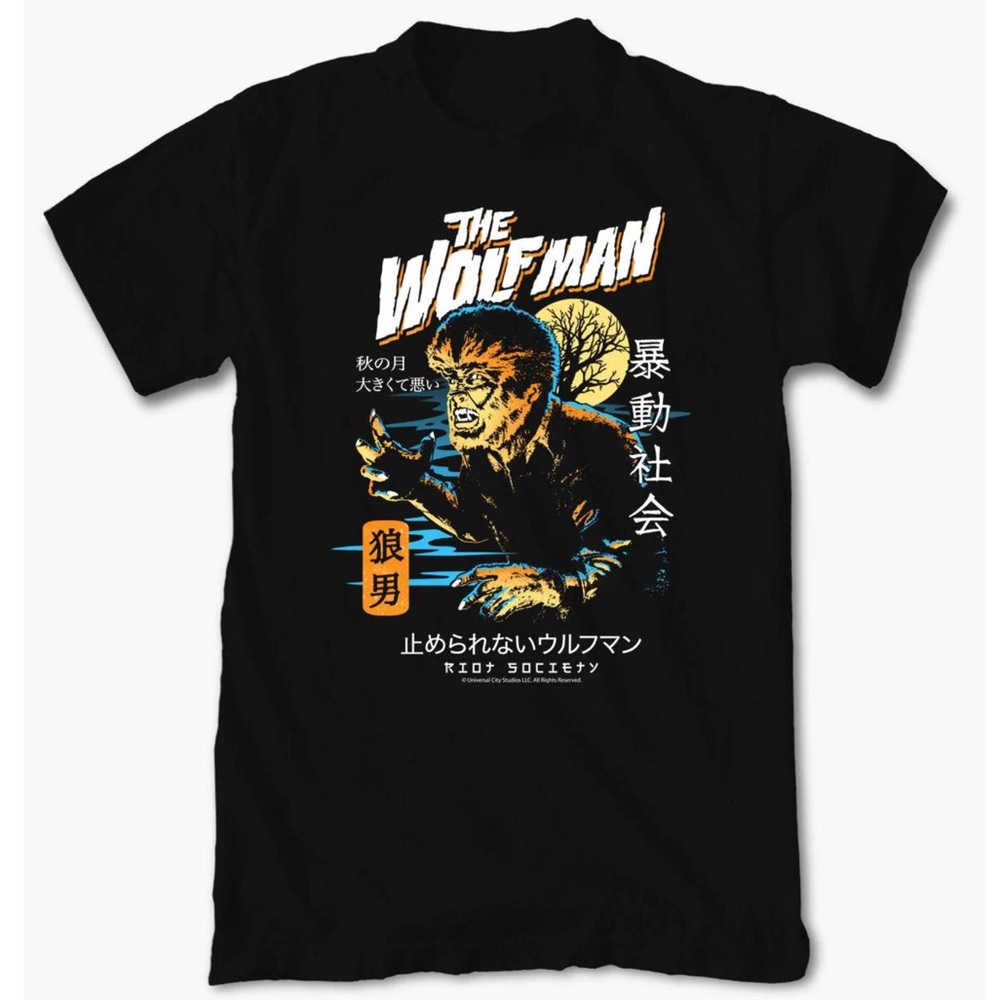 The Wolfman Horror Tee by Riot Society